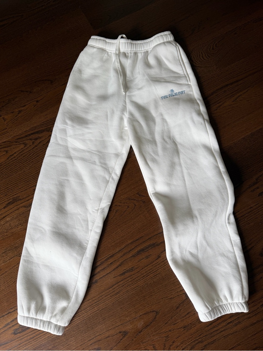 Pink Palm Puff Sweatpants